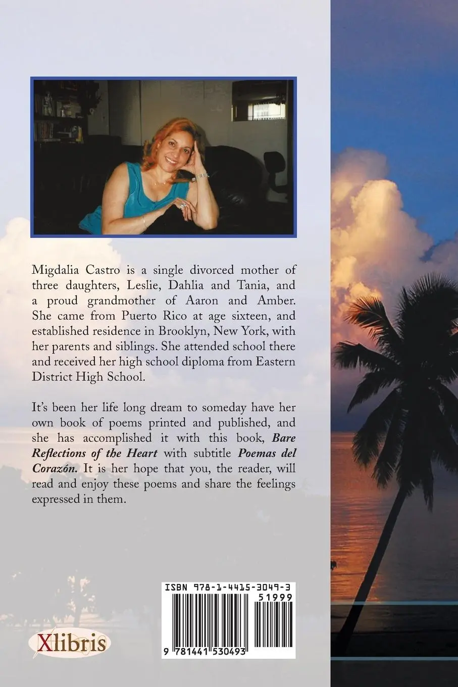 Rückseite: 9781441530493 | Bare Reflections of the Heart | (Poemas Del Corazón) | Migdalia Castro