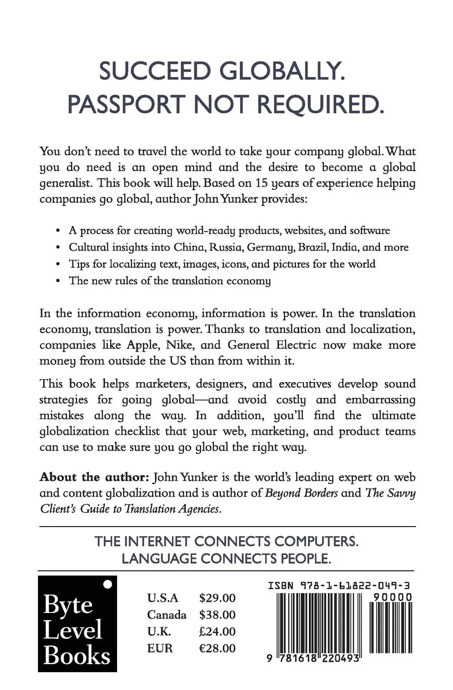Rückseite: 9781618220493 | Think Outside the Country | John Yunker | Taschenbuch | Englisch