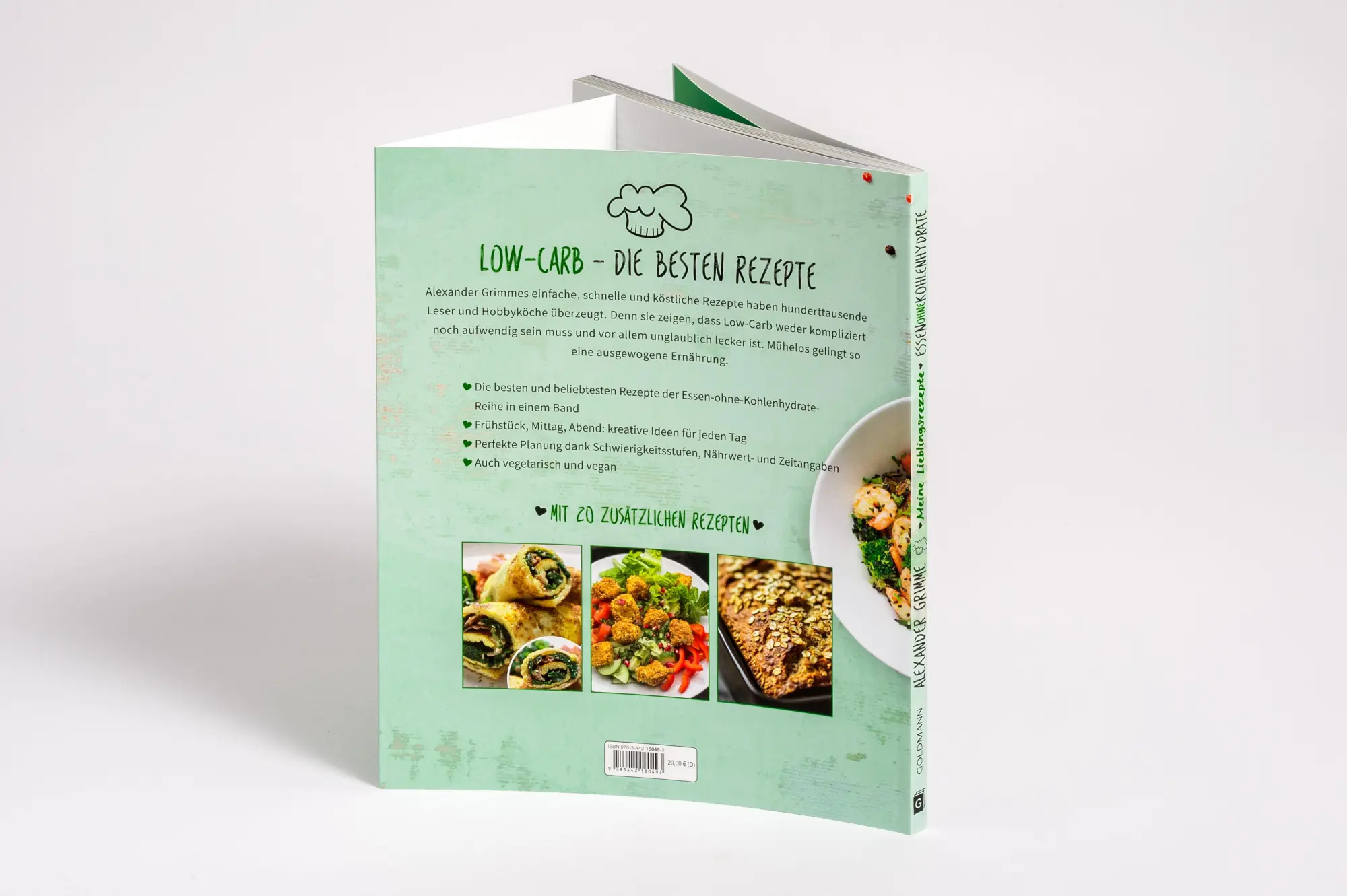 Bild: 9783442180493 | Meine Lieblingsrezepte: Essen ohne Kohlenhydrate | Alexander Grimme