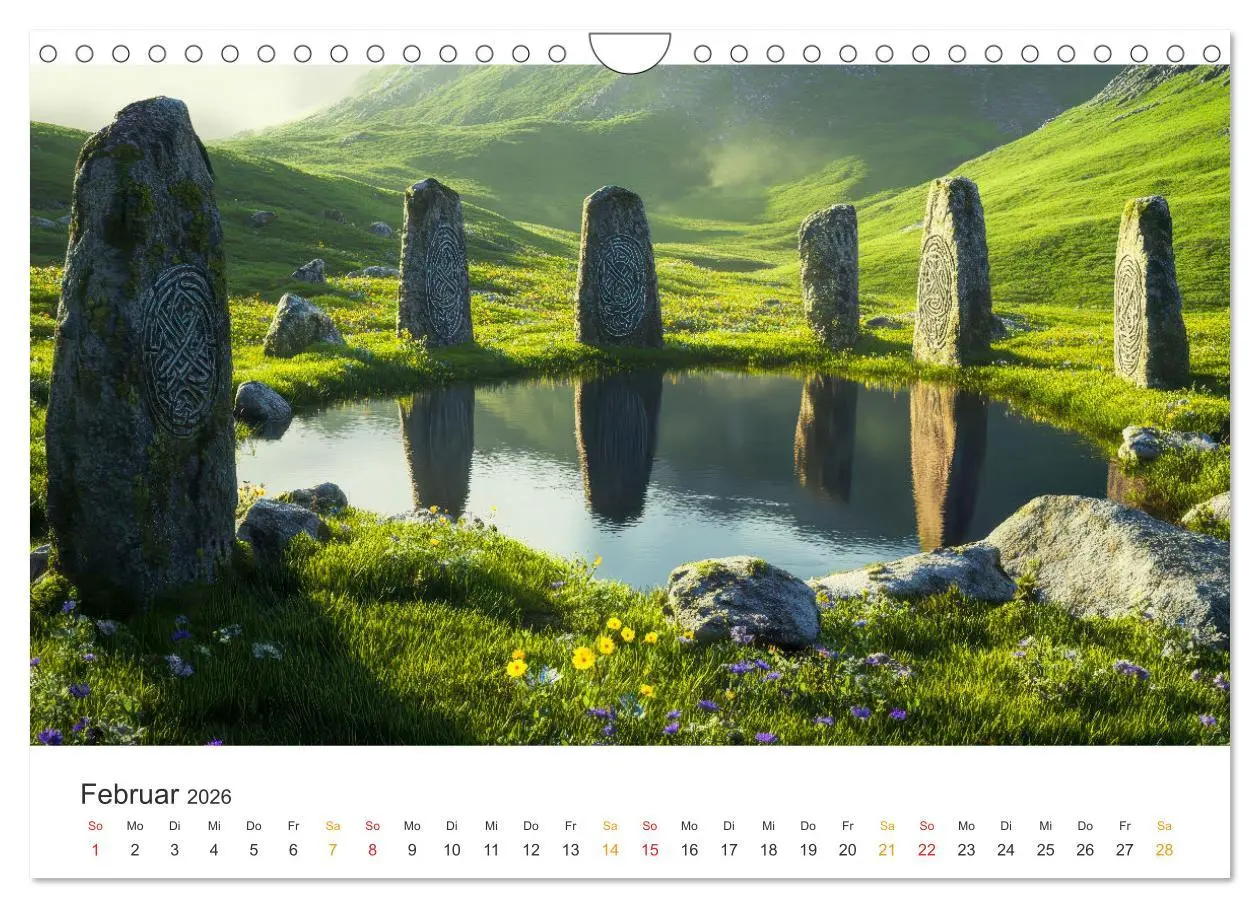 Bild: 9783457270493 | Magische Steine - Tor zur Anderswelt (Wandkalender 2026 DIN A4...