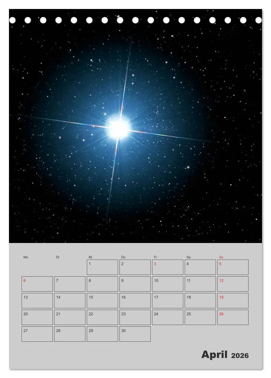 Bild: 9783516430493 | Schönheit des Universums (Tischkalender 2026 DIN A5 hoch), CALVENDO...