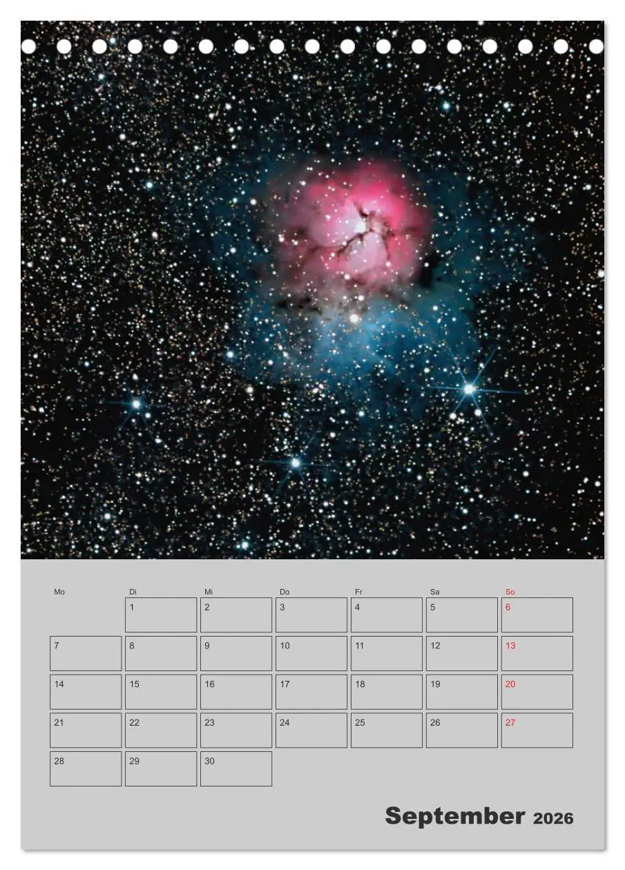 Bild: 9783516430493 | Schönheit des Universums (Tischkalender 2026 DIN A5 hoch), CALVENDO...
