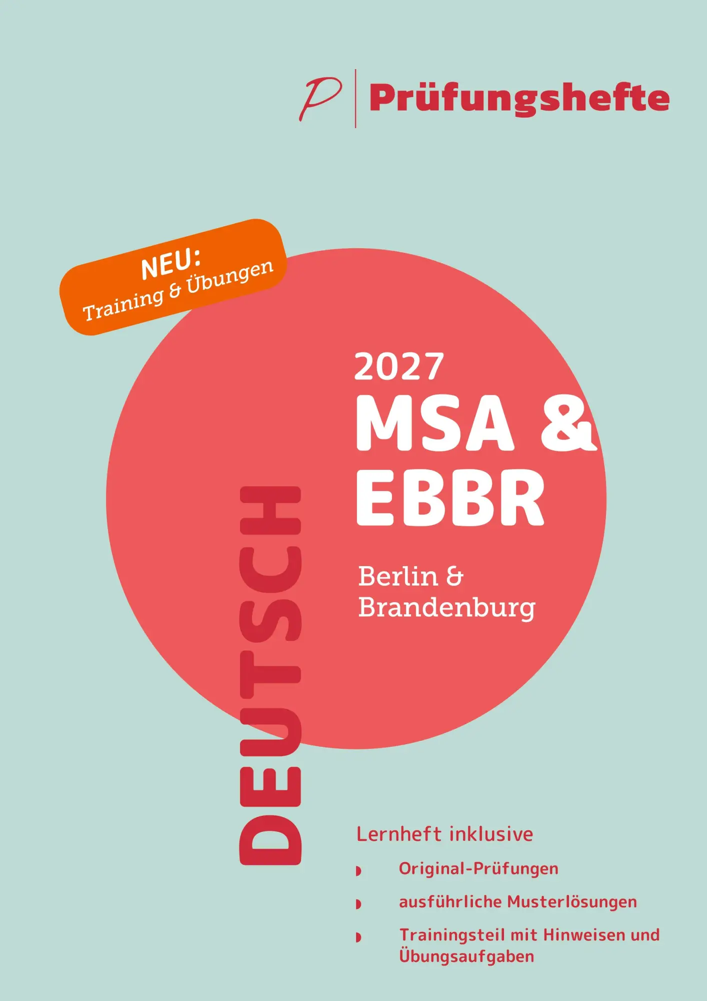 Cover: 9783692040493 | Prüfungsheft MSA und eBBR 2027 Berlin/Brandenburg - Deutsch | Buch