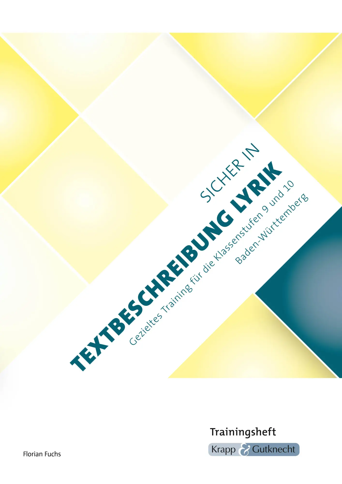 Cover: 9783963230493 | Sicher in Textbeschreibung Lyrik - Baden-Württemberg -...