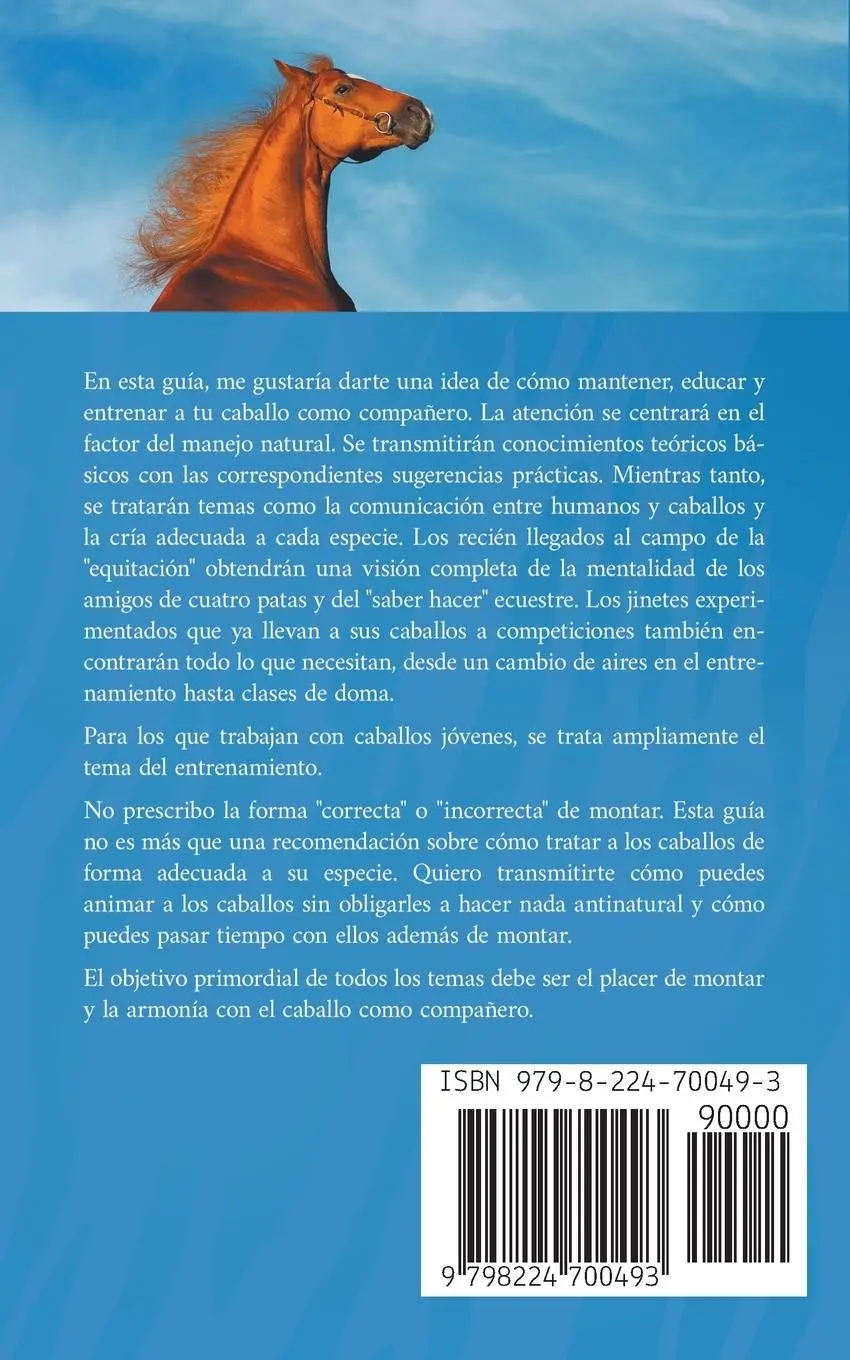 Rückseite: 9798224700493 | Mantener, criar y entrenar caballos de forma natural | Paula Meyerhoff