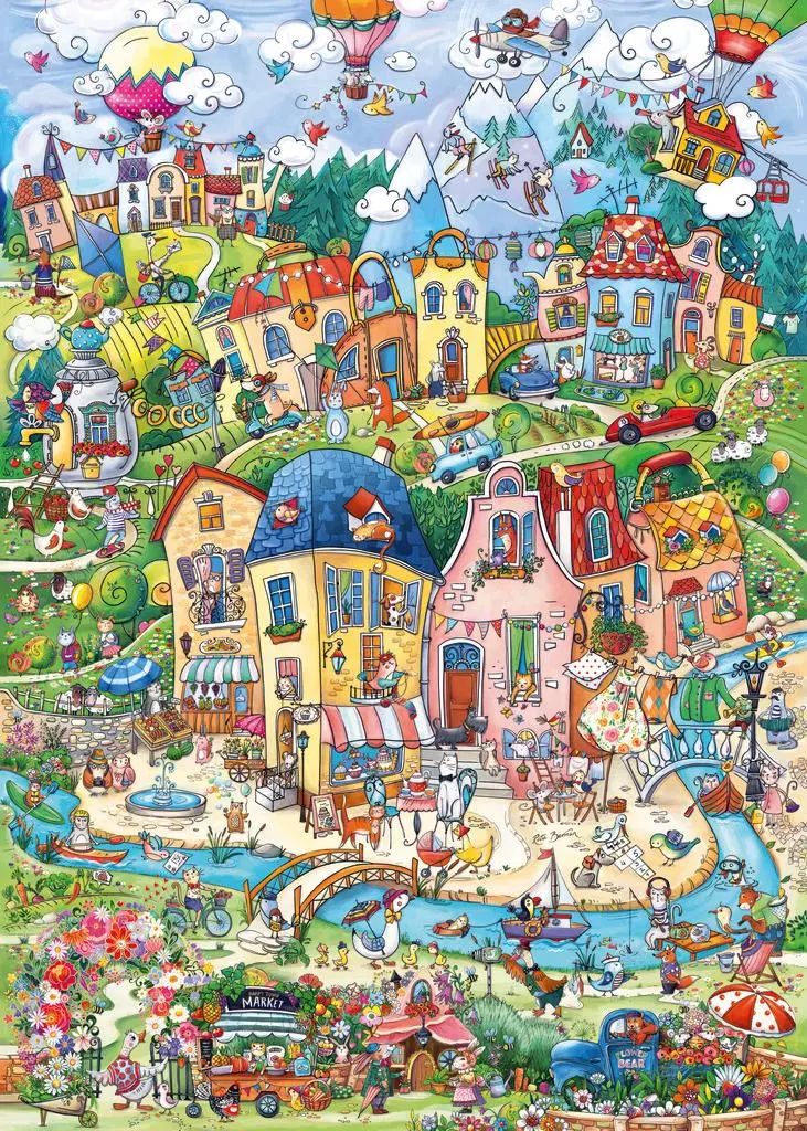 Bild: 4001689300593 | Good Morning! | 1000 Teile | Spiel | Cartoon Puzzlereihe Heye | 30059