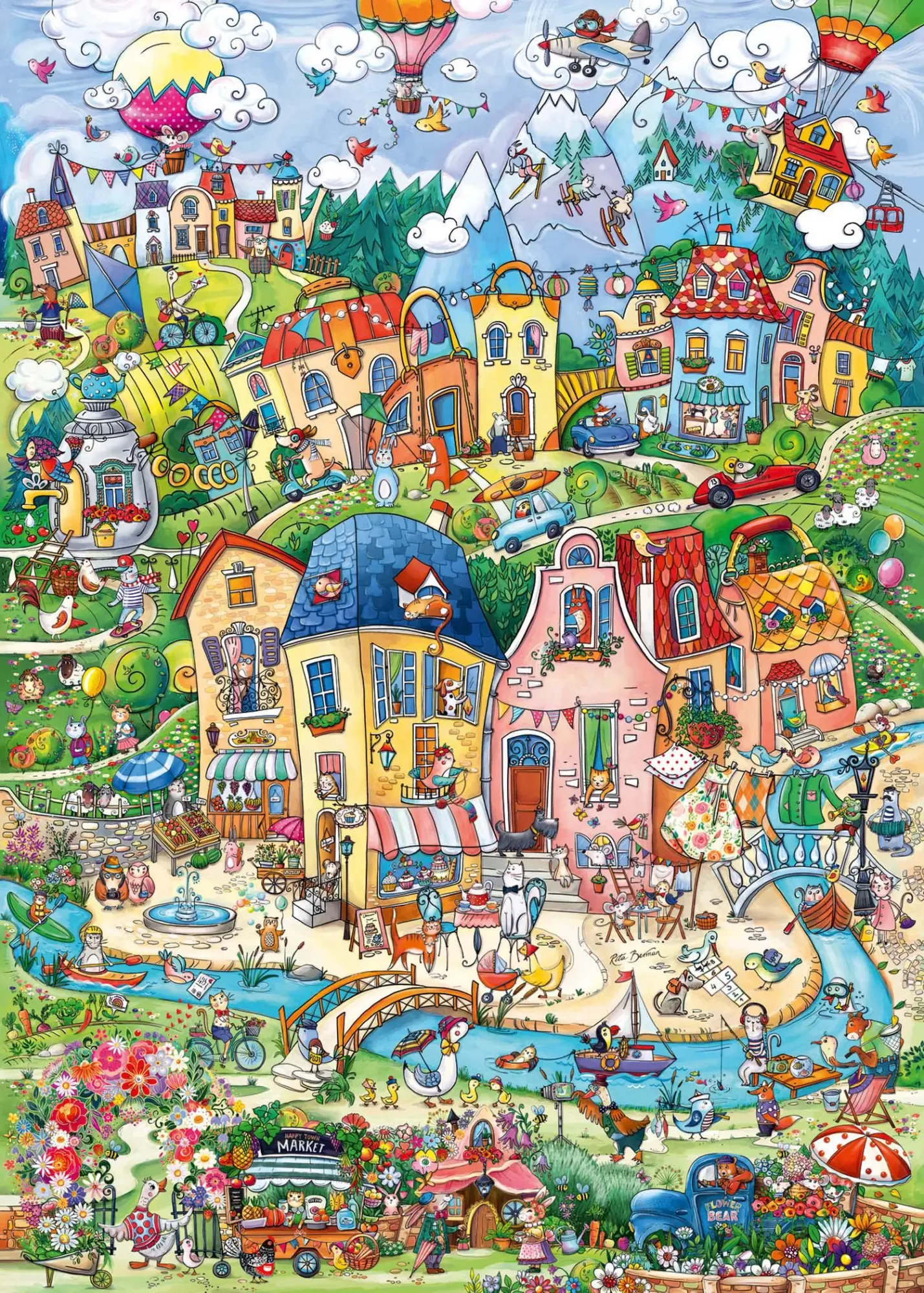 Bild: 4001689300593 | Good Morning! | 1000 Teile | Spiel | Cartoon Puzzlereihe Heye | 30059