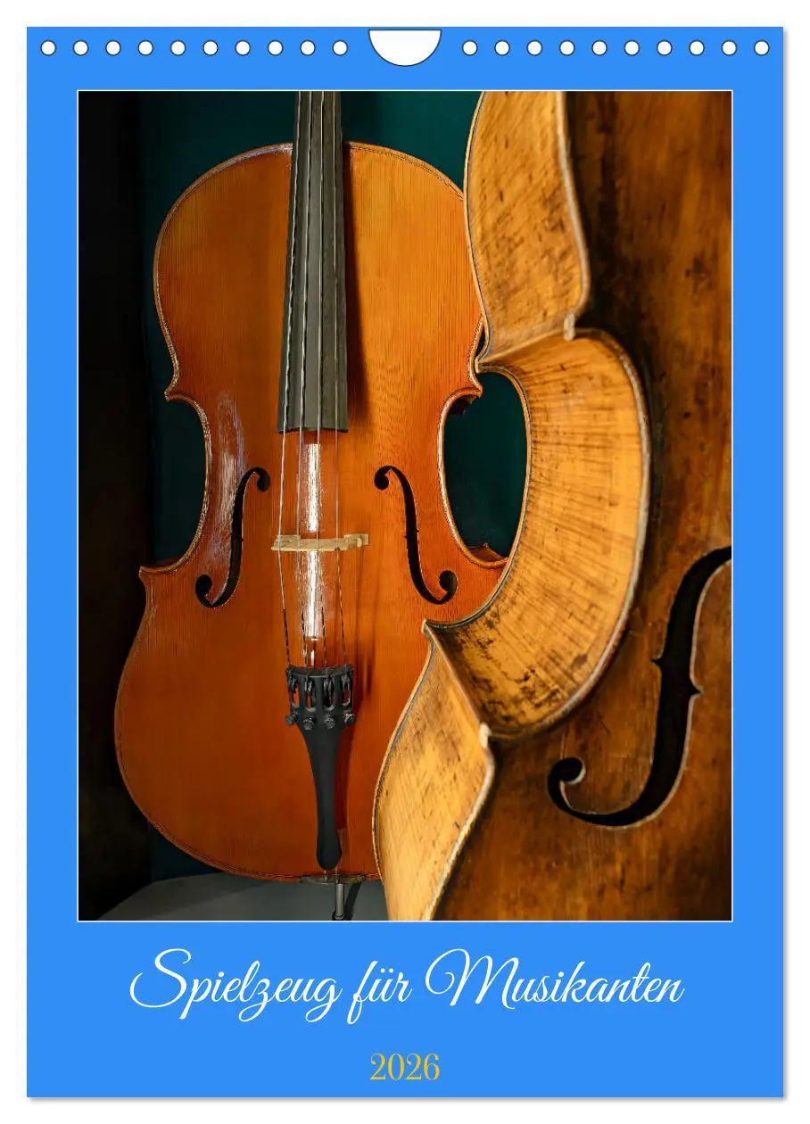 Cover: 9783457260593 | Spielzeug für Musikanten (Wandkalender 2026 DIN A4 hoch), CALVENDO...