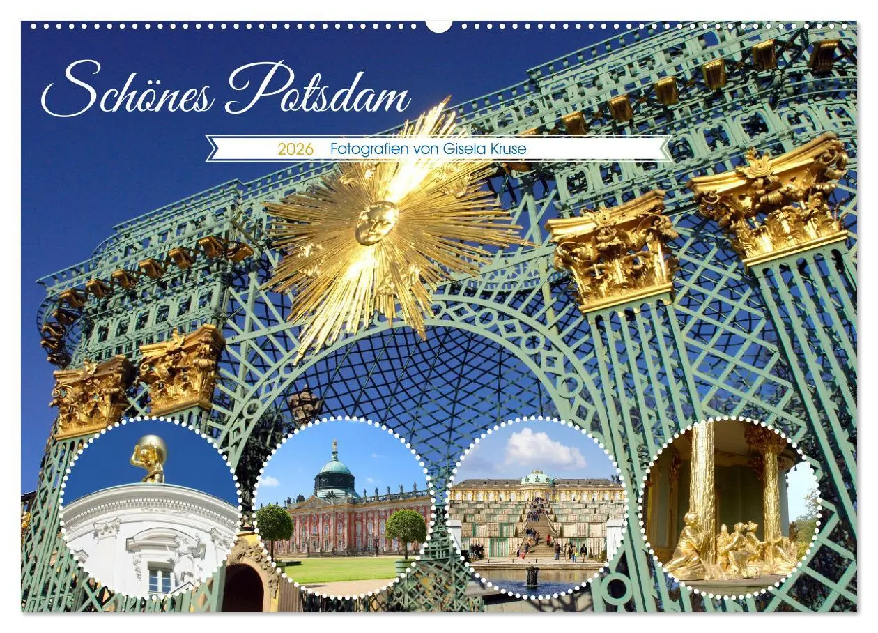 Cover: 9783457570593 | Schönes Potsdam (Wandkalender 2026 DIN A2 quer), CALVENDO...