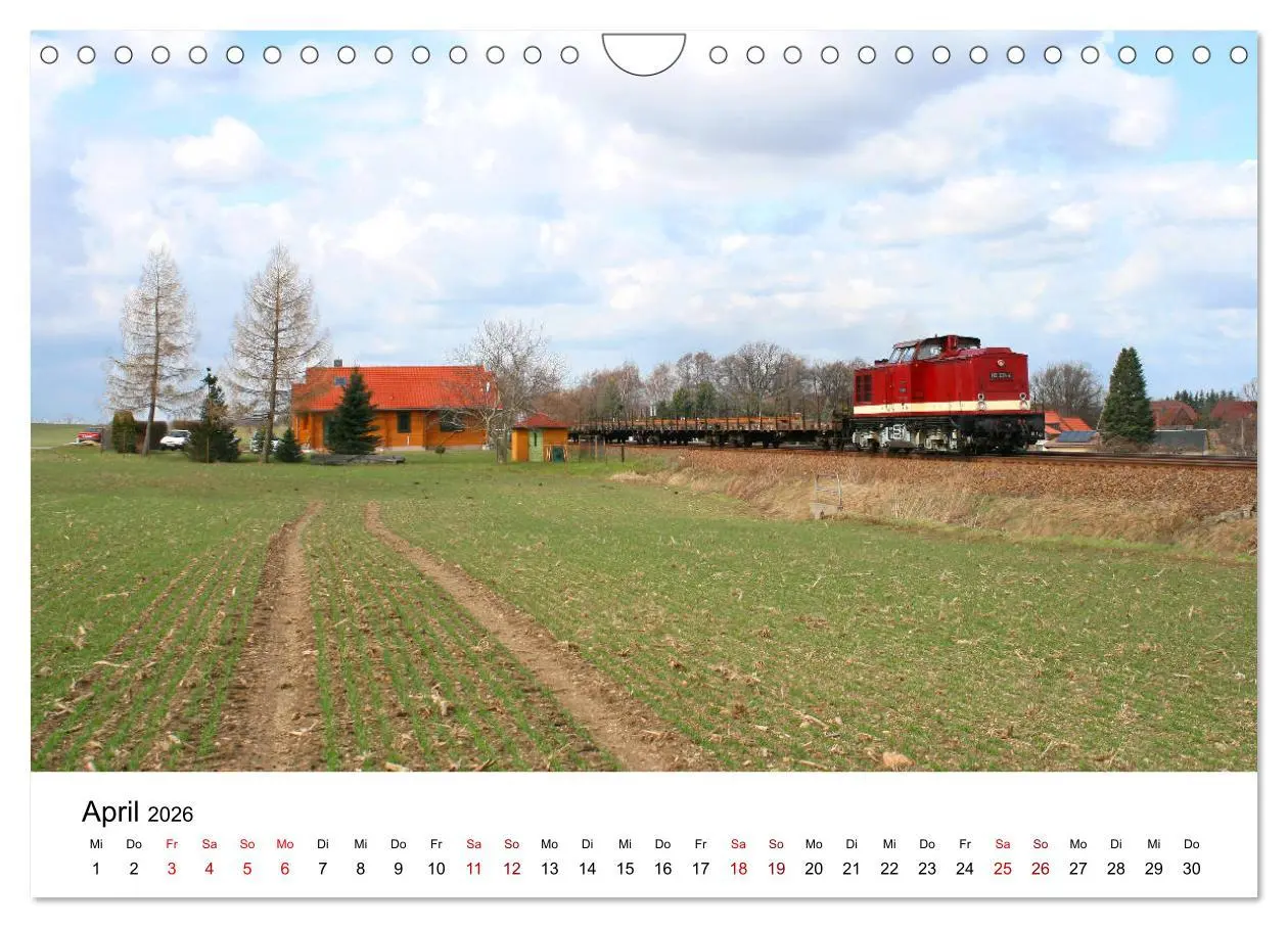 Bild: 9783457880593 | Unterwegs auf den Schienenwegen von Ostsachsen (Wandkalender 2026...