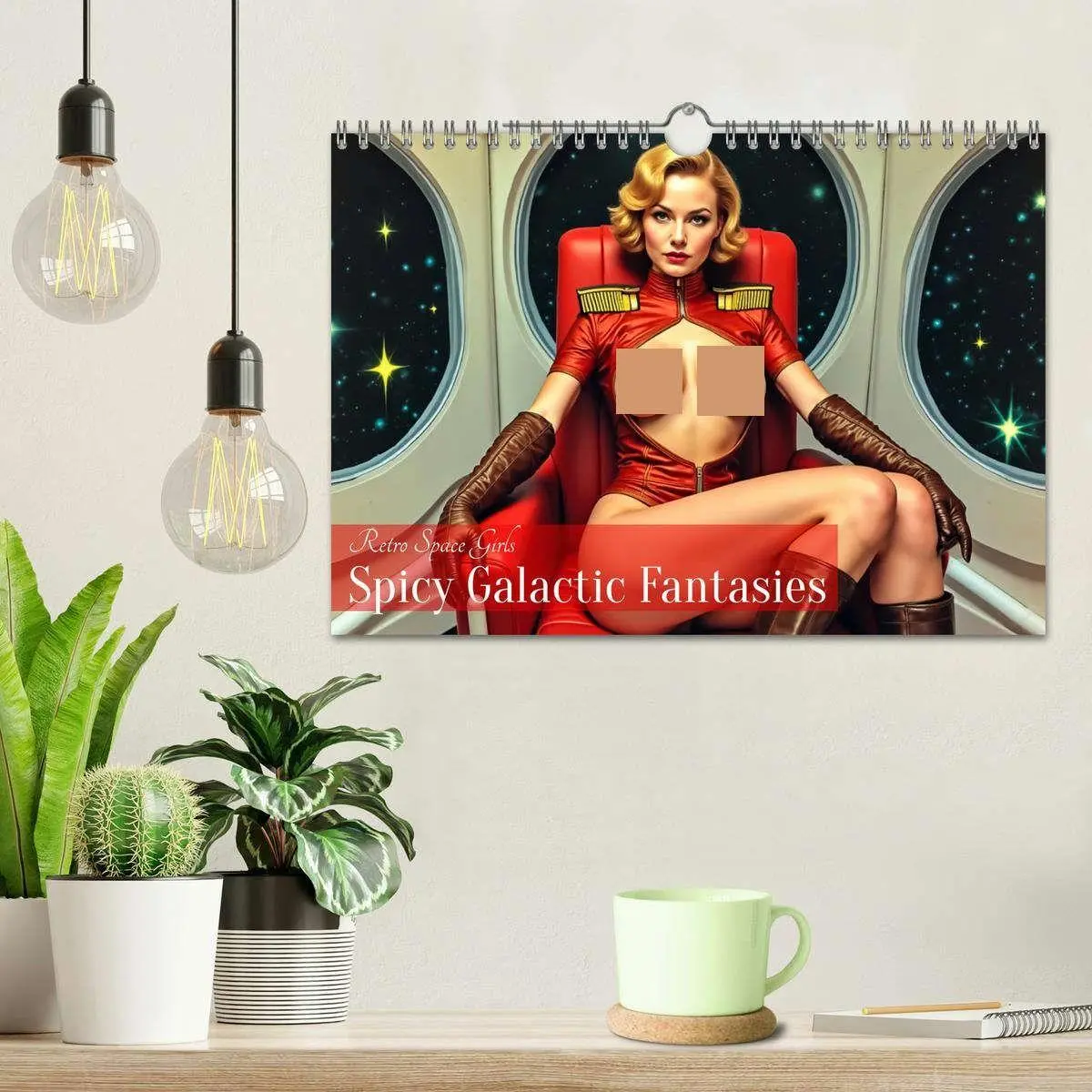 Bild: 9783516660593 | Retro Space Girls - Spicy Galactic Fantasies (Wandkalender 2026 DIN...