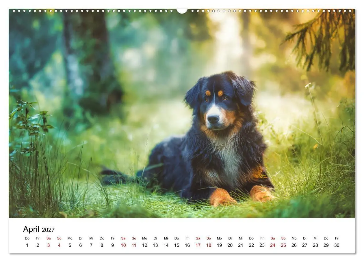 Bild: 9783516800593 | Stolz und Sanftmut - Berner Sennenhunde (Wandkalender 2027 DIN A2...