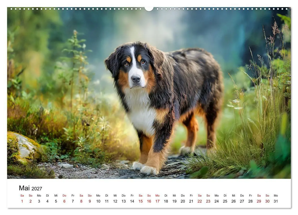 Bild: 9783516800593 | Stolz und Sanftmut - Berner Sennenhunde (Wandkalender 2027 DIN A2...