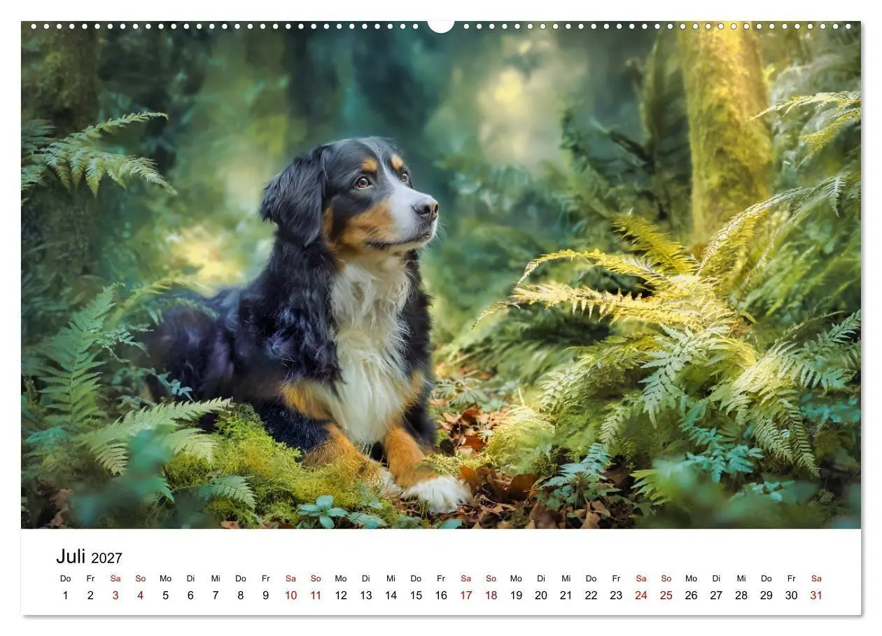 Bild: 9783516800593 | Stolz und Sanftmut - Berner Sennenhunde (Wandkalender 2027 DIN A2...