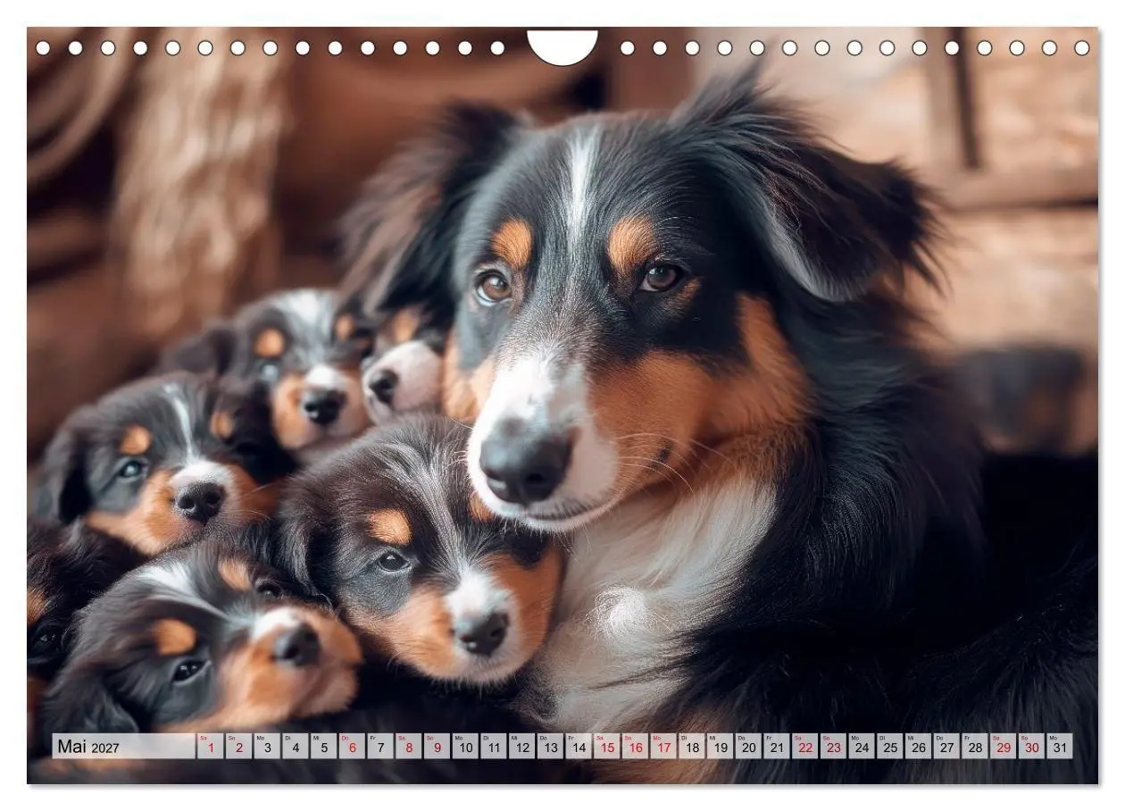 Bild: 9783594260593 | Knuffige Hundewelpen - Freude auf vier Pfoten (Wandkalender 2027...