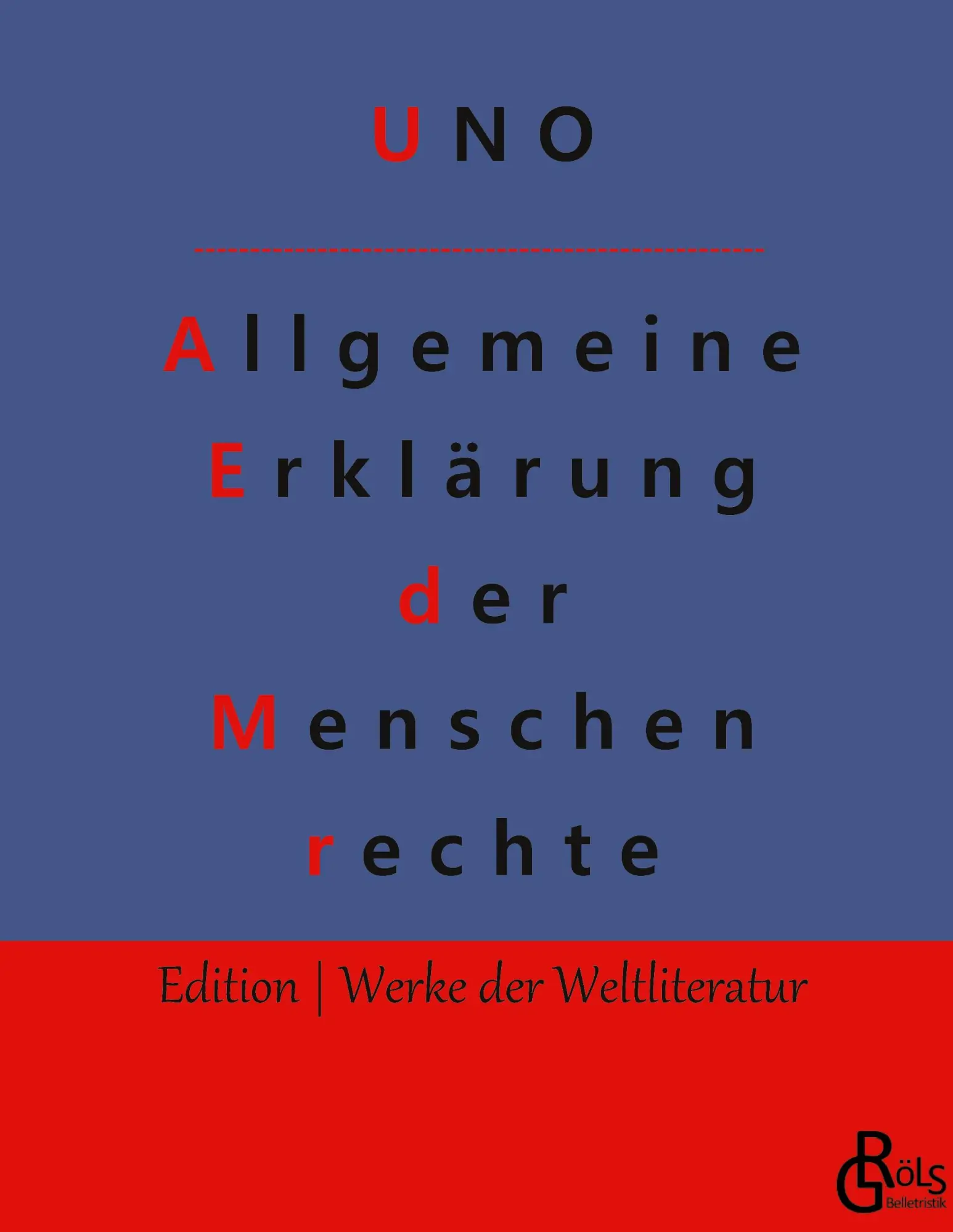 Cover: 9783988830593 | Allgemeine Erklärung der Menschenrechte | Deutsch und Englisch | Buch