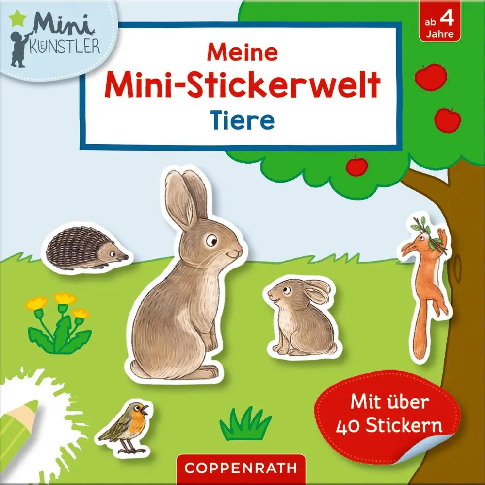 Cover: 4050003950693 | Meine Mini-Stickerwelt - Tiere | Mit über 40 Stickern | Ruby Warnecke