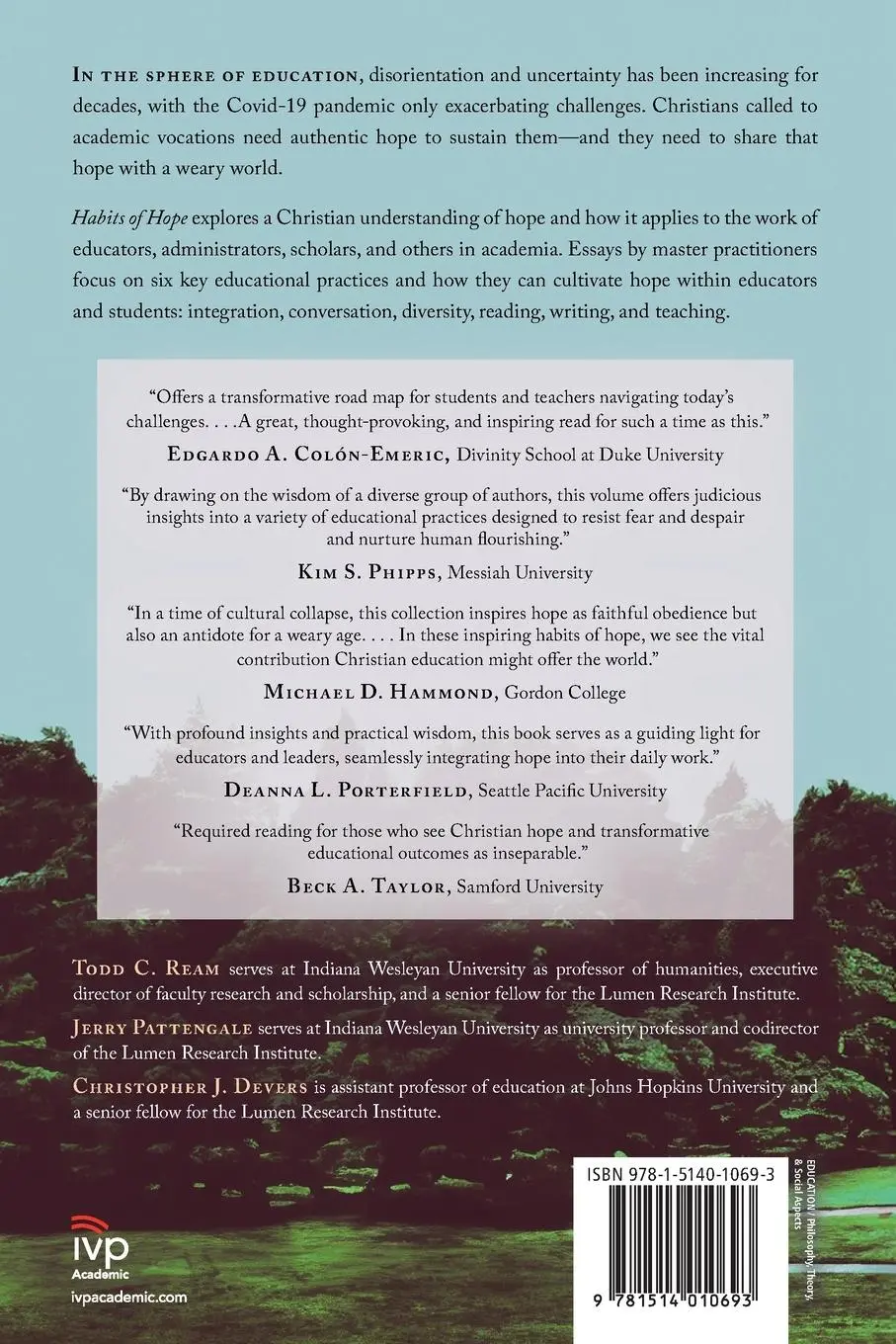 Rückseite: 9781514010693 | Habits of Hope | Educational Practices for a Weary World | Taschenbuch