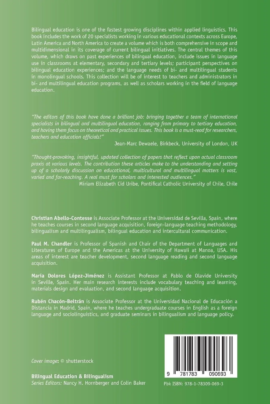 Rückseite: 9781783090693 | Bilingual and Multilingual Education in the 21st Century | Taschenbuch