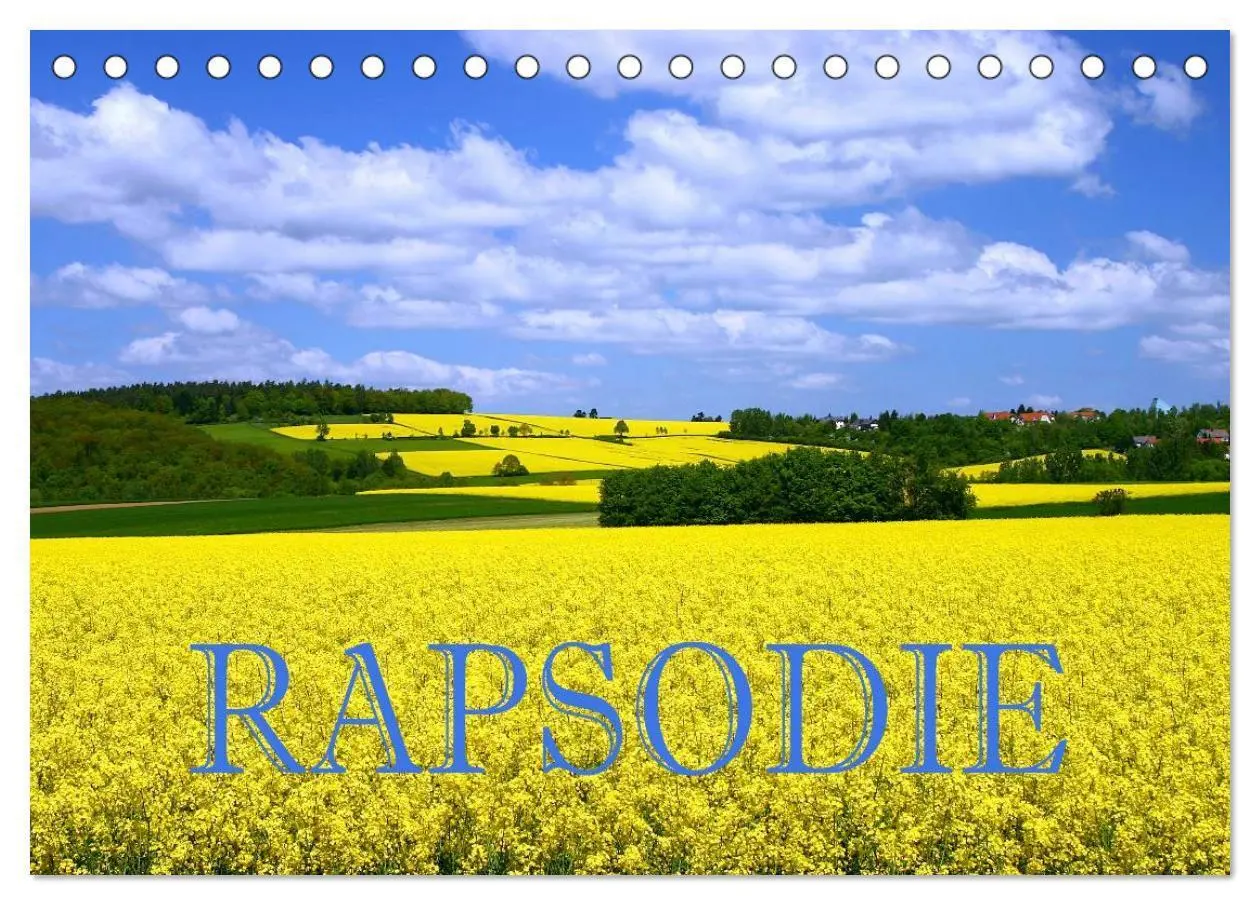 Cover: 9783435470693 | Rapsodie (Tischkalender 2025 DIN A5 quer), CALVENDO Monatskalender