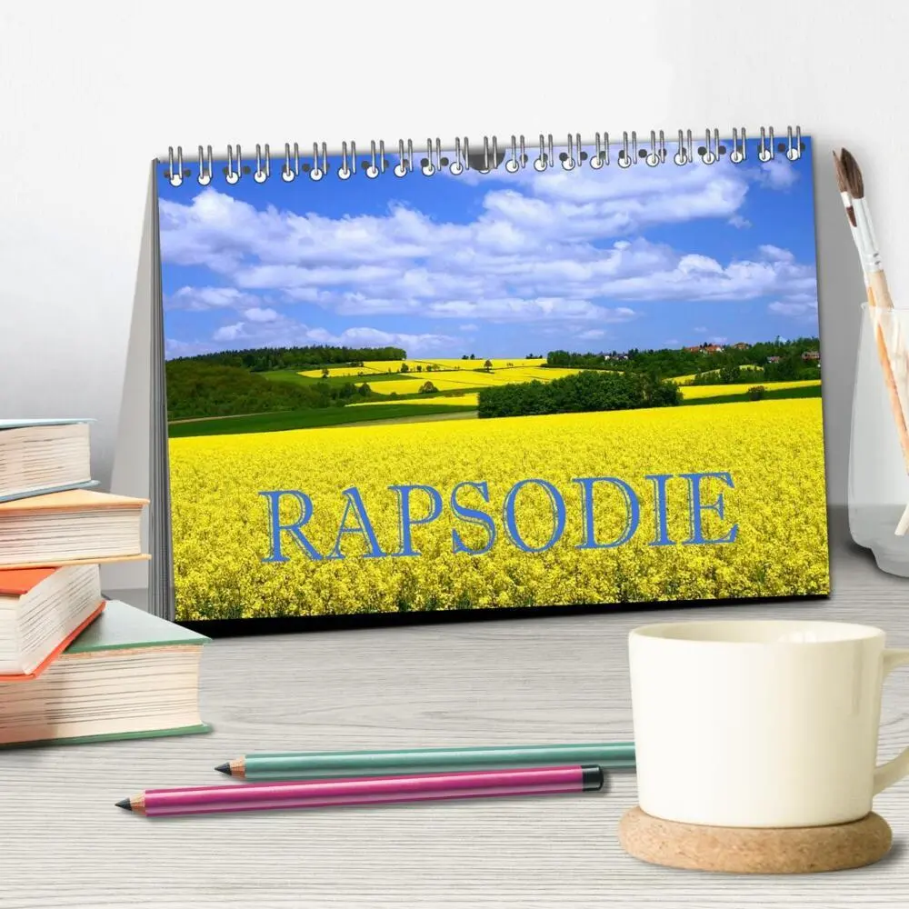 Bild: 9783435470693 | Rapsodie (Tischkalender 2025 DIN A5 quer), CALVENDO Monatskalender