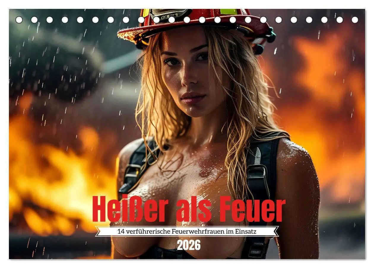 Cover: 9783457320693 | Heißer als Feuer: 14 verführerische Feuerwehrfrauen im Einsatz...