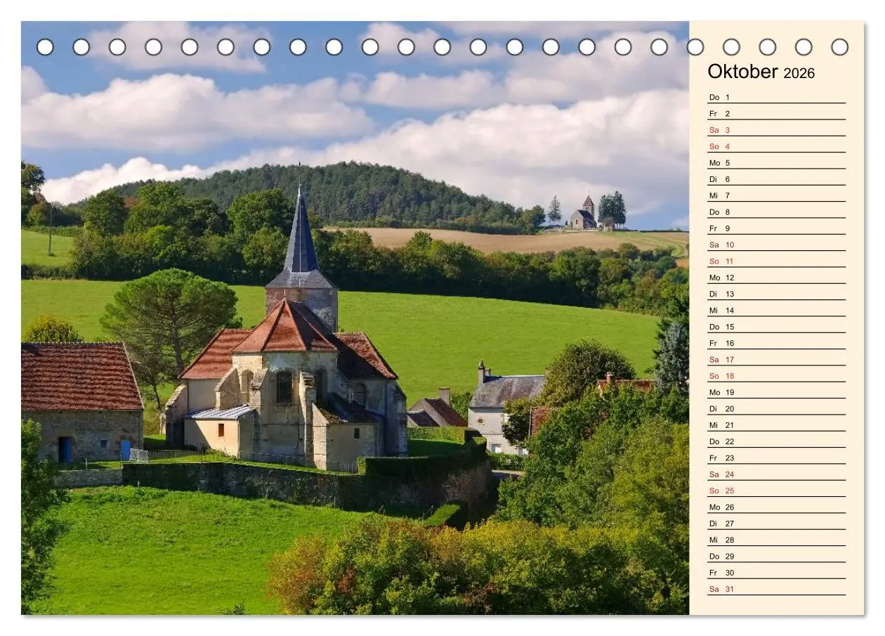 Bild: 9783457870693 | Burgund - Das grüne Herz Frankreichs (Tischkalender 2026 DIN A5...