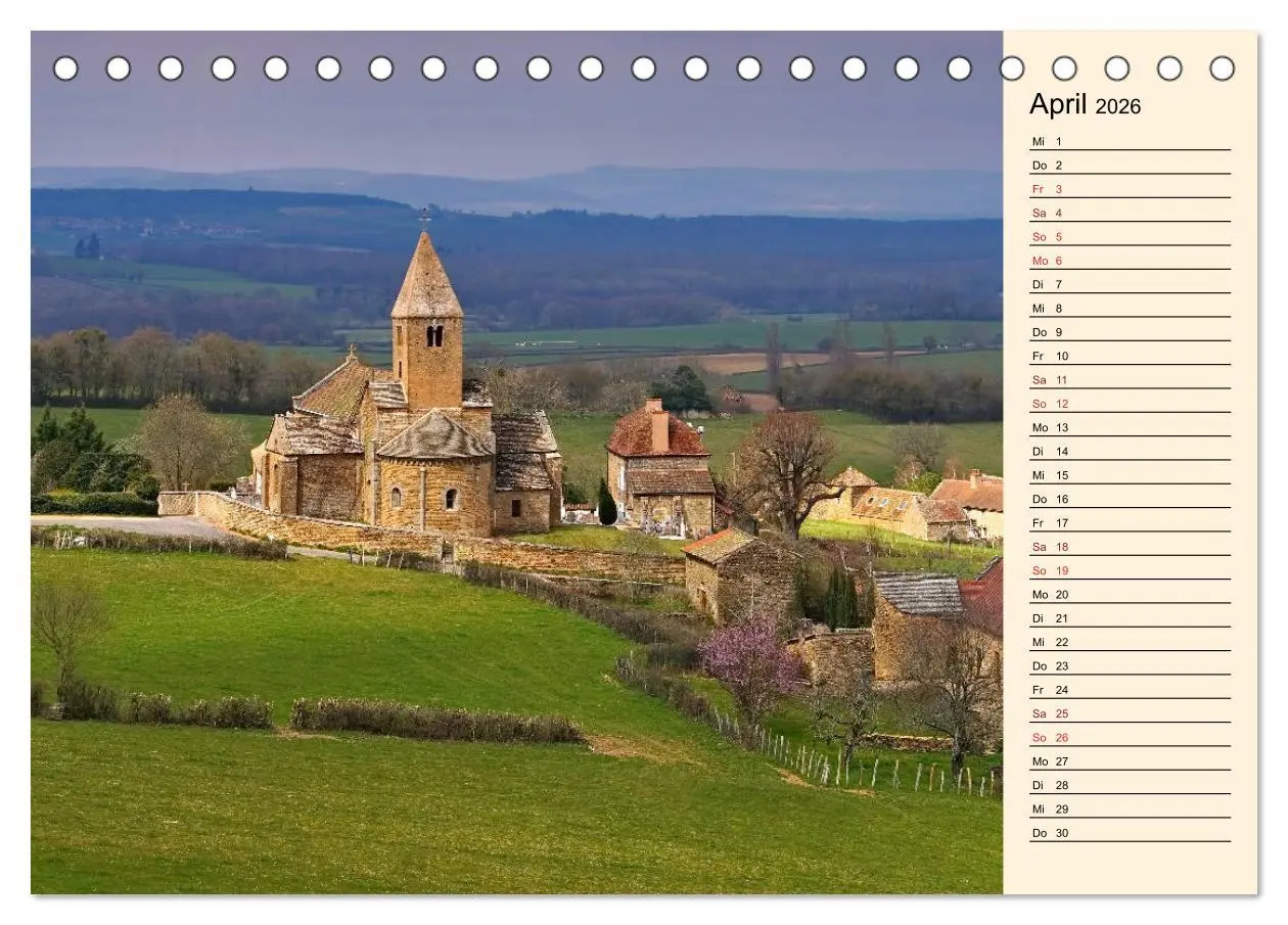Bild: 9783457870693 | Burgund - Das grüne Herz Frankreichs (Tischkalender 2026 DIN A5...