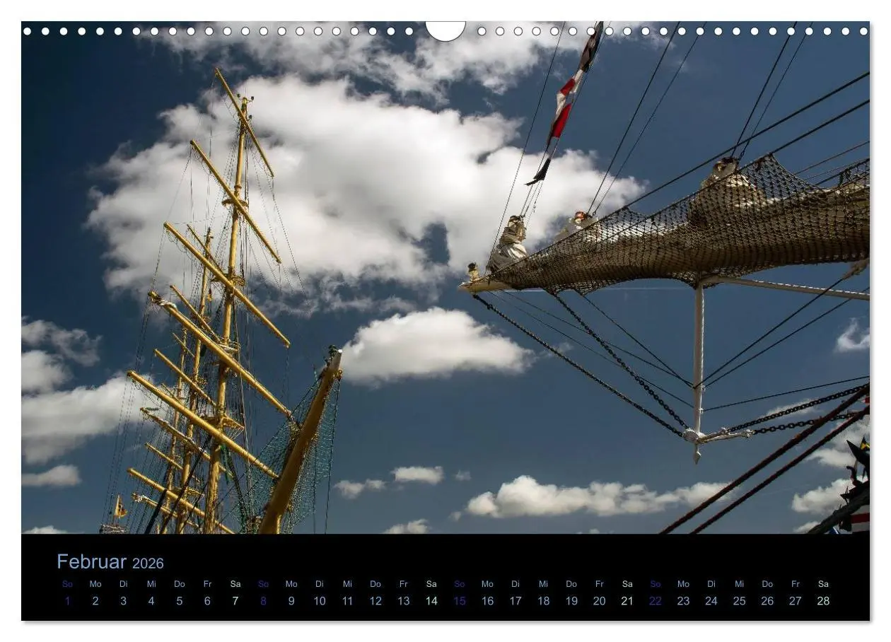 Bild: 9783516030693 | Segelschiffe - Maritime Details (Wandkalender 2026 DIN A3 quer),...