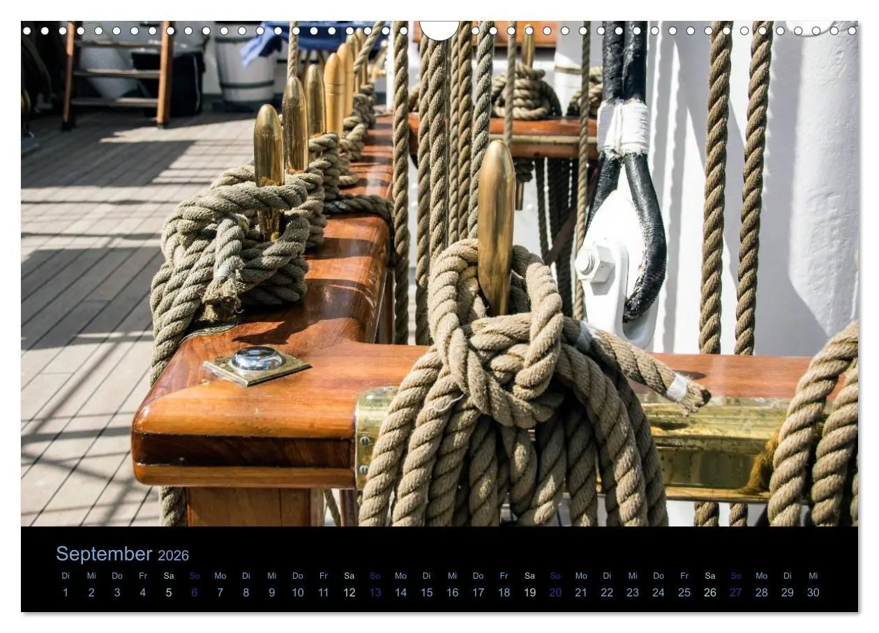 Bild: 9783516030693 | Segelschiffe - Maritime Details (Wandkalender 2026 DIN A3 quer),...
