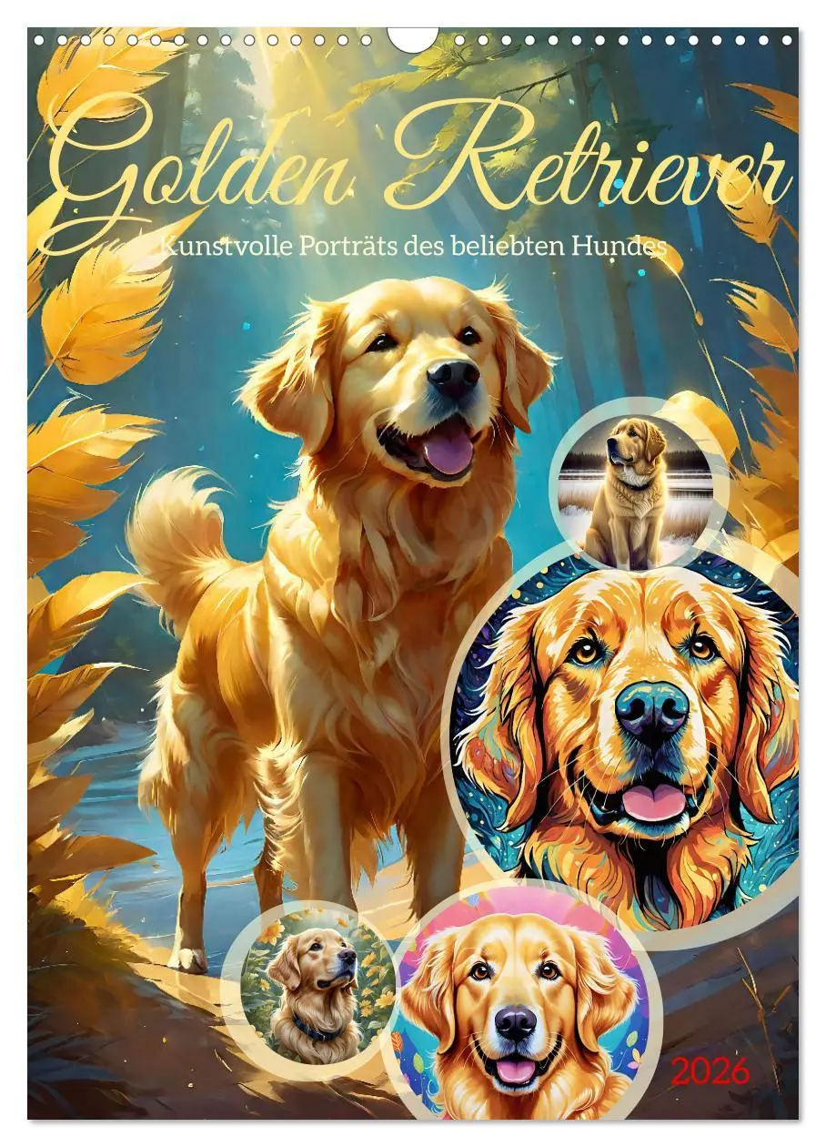 Cover: 9783516270693 | Golden Retriever. Kunstvolle Porträts des beliebten Hundes...