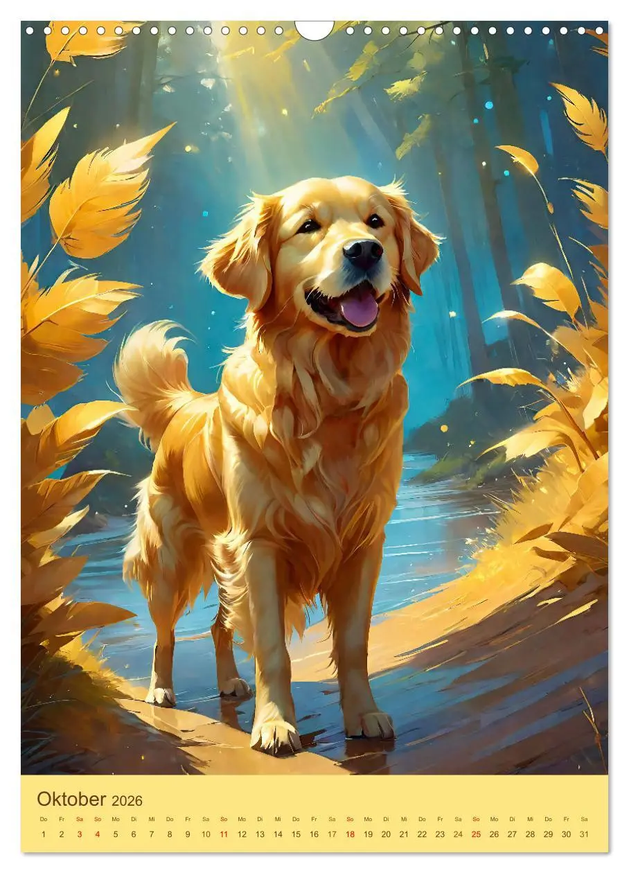 Bild: 9783516270693 | Golden Retriever. Kunstvolle Porträts des beliebten Hundes...