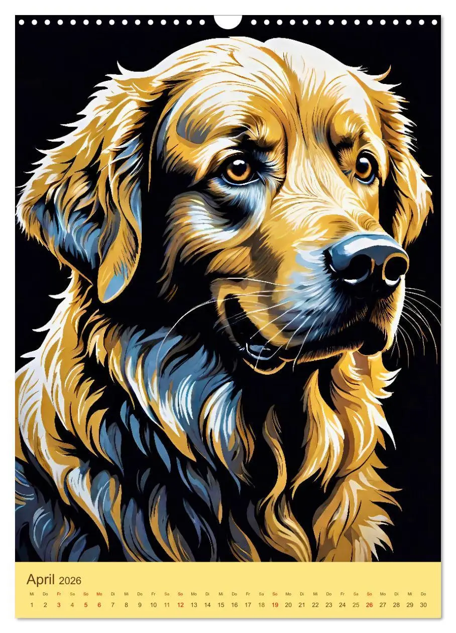 Bild: 9783516270693 | Golden Retriever. Kunstvolle Porträts des beliebten Hundes...