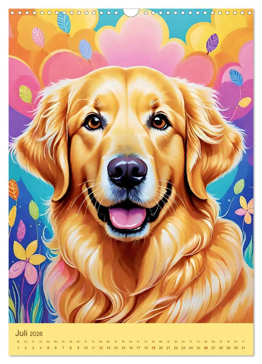 Bild: 9783516270693 | Golden Retriever. Kunstvolle Porträts des beliebten Hundes...