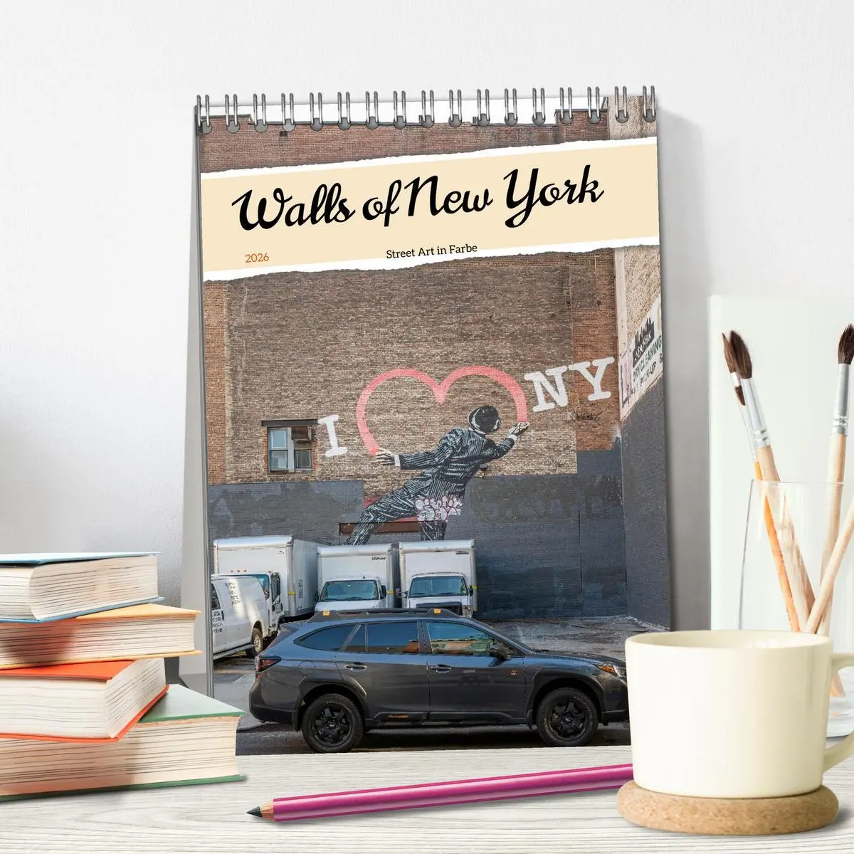 Bild: 9783516650693 | Walls of New York - Street Art in Farbe (Tischkalender 2026 DIN A5...