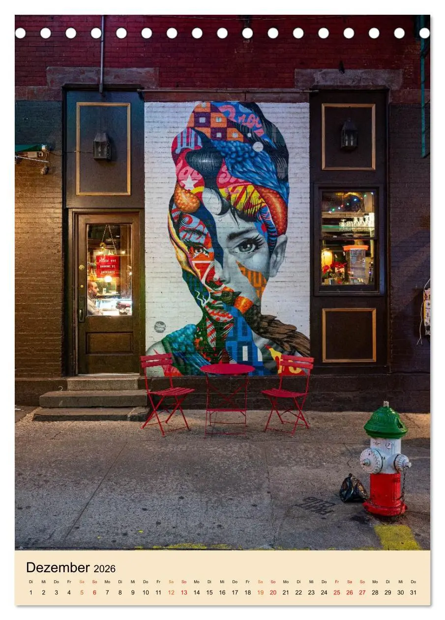 Bild: 9783516650693 | Walls of New York - Street Art in Farbe (Tischkalender 2026 DIN A5...