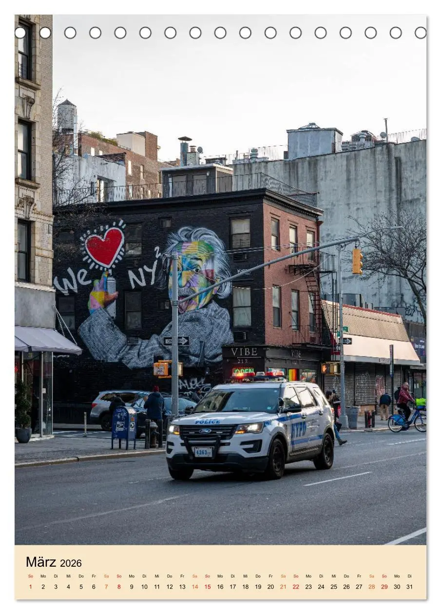 Bild: 9783516650693 | Walls of New York - Street Art in Farbe (Tischkalender 2026 DIN A5...
