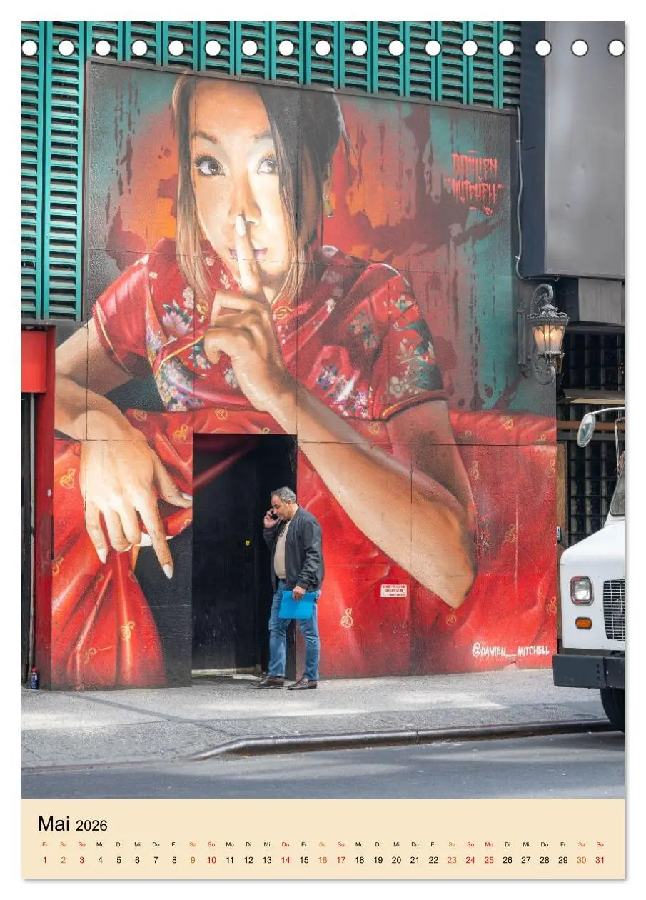 Bild: 9783516650693 | Walls of New York - Street Art in Farbe (Tischkalender 2026 DIN A5...