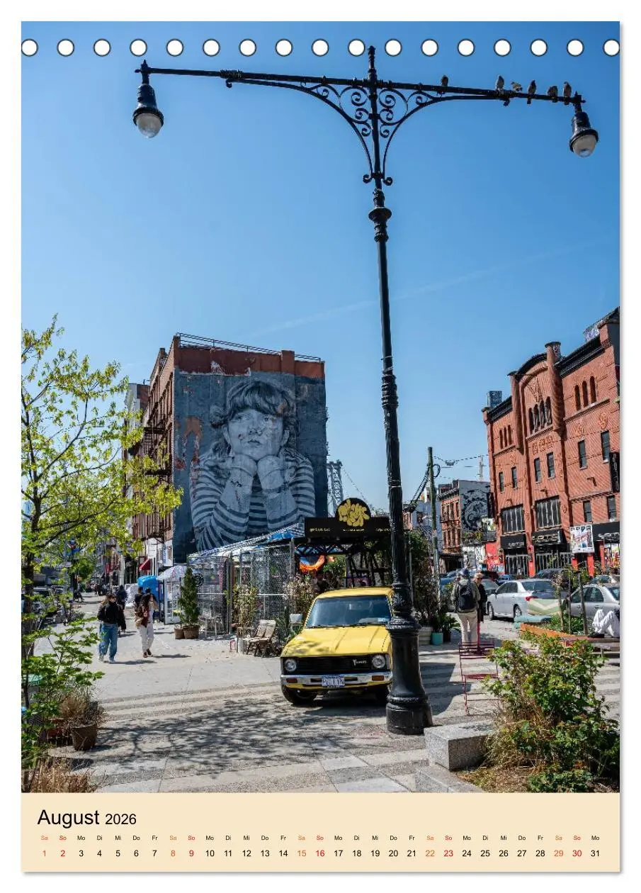 Bild: 9783516650693 | Walls of New York - Street Art in Farbe (Tischkalender 2026 DIN A5...
