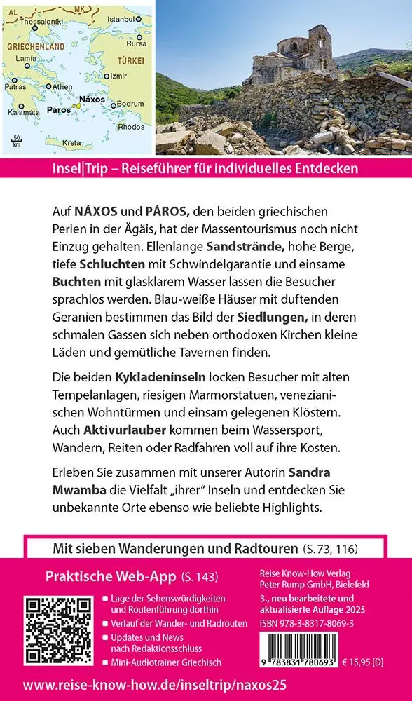 Bild: 9783831780693 | Reise Know-How InselTrip Náxos und Páros | Sandra Mwamba | Taschenbuch