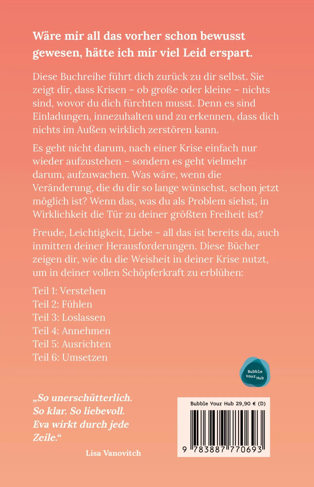 Rückseite: 9783887770693 | Der Weg zu Dir | (Sammelband) | Eva von Malotky | Box | 332 S. | 2025