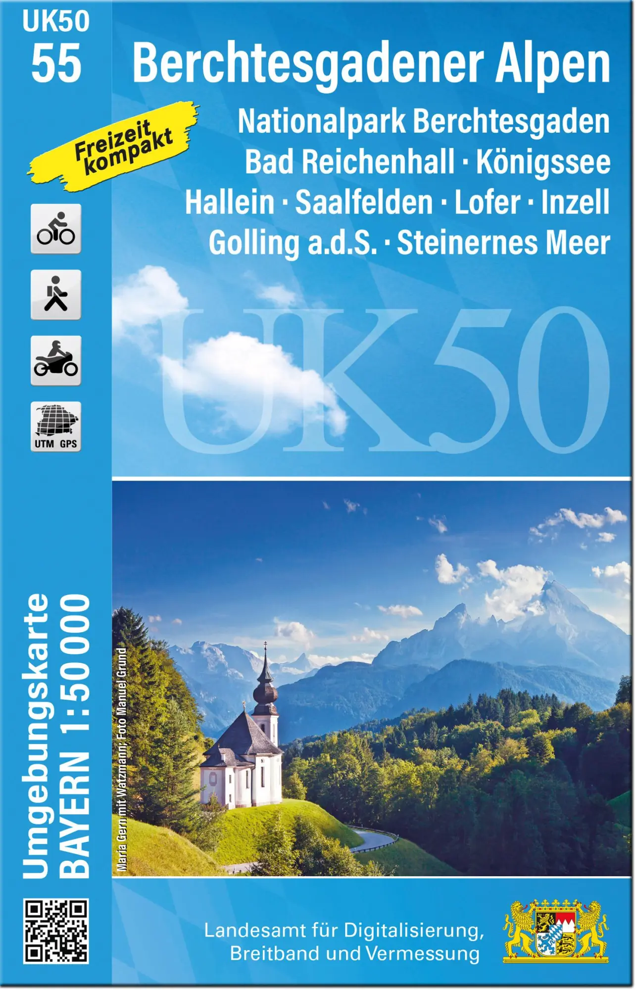 Cover: 9783987760693 | UK50-55 Berchtesgadener Alpen | Digitalisierung | (Land-)Karte | 2025