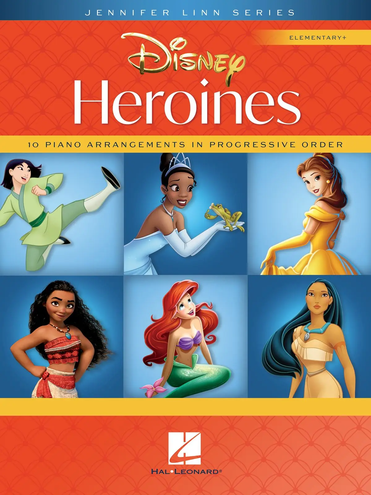 Cover: 840126950793 | Disney Heroines | 10 Piano Arrangements in Progressive Order | Linn