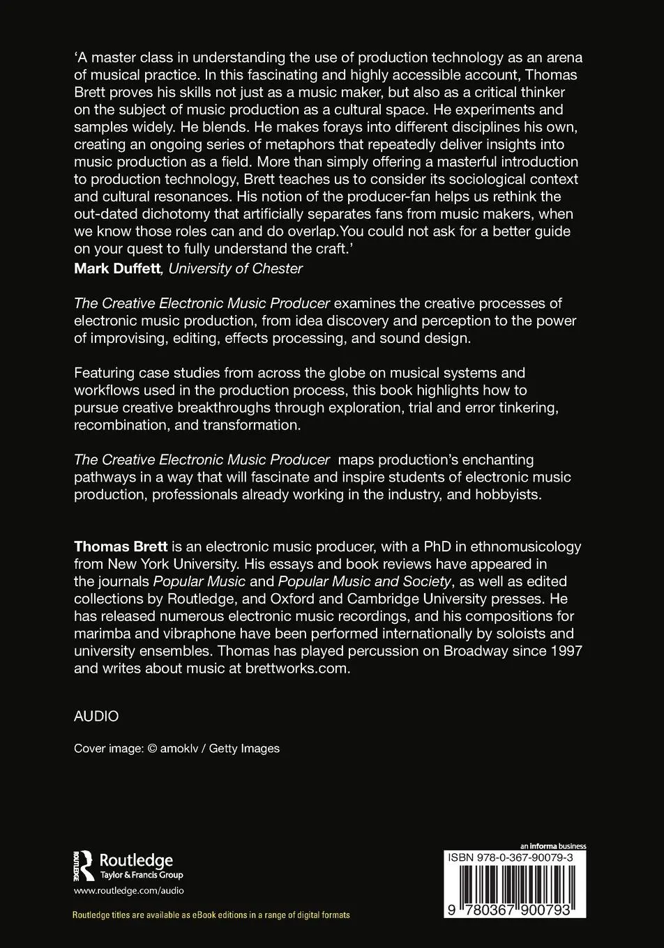 Rückseite: 9780367900793 | The Creative Electronic Music Producer | Thomas Brett | Taschenbuch