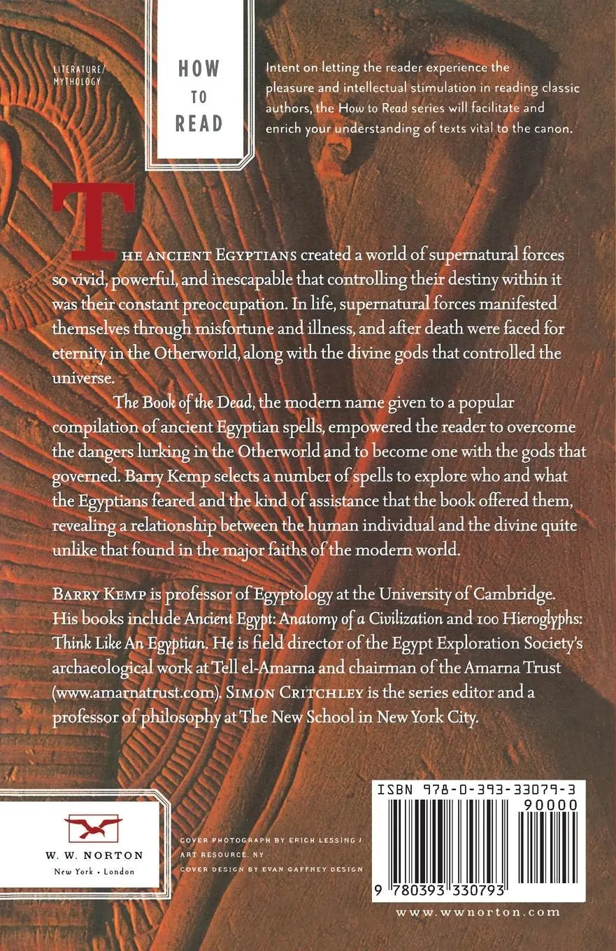 Rückseite: 9780393330793 | How to Read the Egyptian Book of the Dead (American) | Barry Kemp