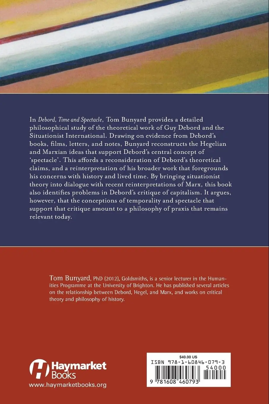 Rückseite: 9781608460793 | Debord, Time and Spectacle | Hegelian Marxism and Situationist Theory