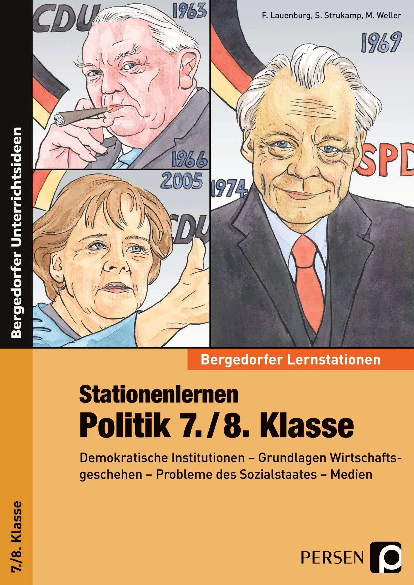 Cover: 9783403230793 | Stationenlernen Politik 7./8. Klasse | Frank Lauenburg (u. a.) | 2012