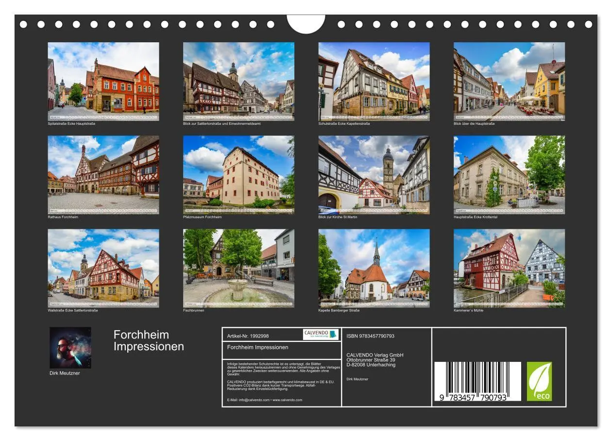 Bild: 9783457790793 | Forchheim Impressionen (Wandkalender 2026 DIN A4 quer), CALVENDO...