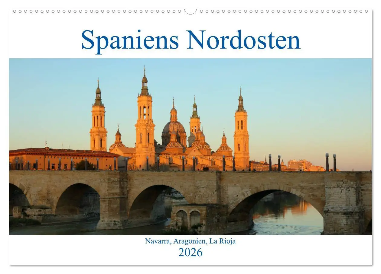 Cover: 9783457860793 | Spaniens Nordosten (Wandkalender 2026 DIN A2 quer), CALVENDO...
