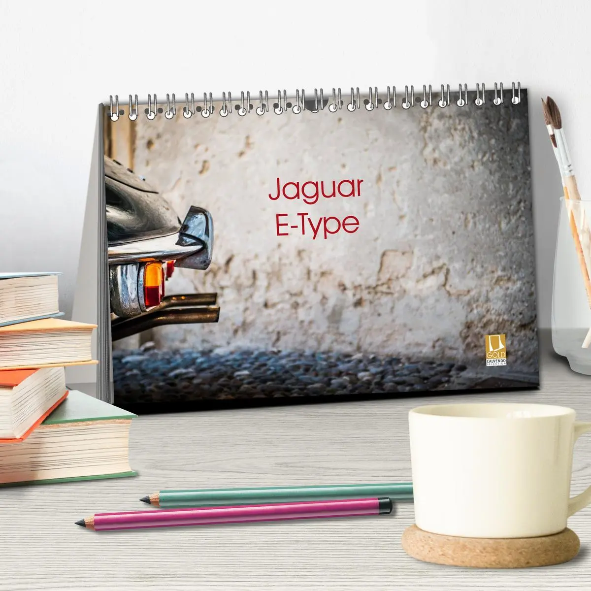 Bild: 9783516020793 | Jaguar E-Type 2026 (Tischkalender 2026 DIN A5 quer), CALVENDO...